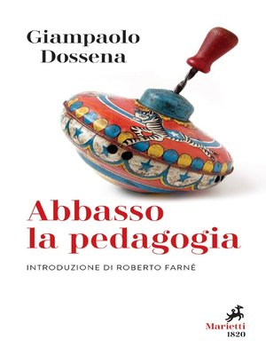 cover image of Abbasso la pedagogia